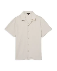 Warwick Short Sleeved Textured Cuban Regular Fit Shirt