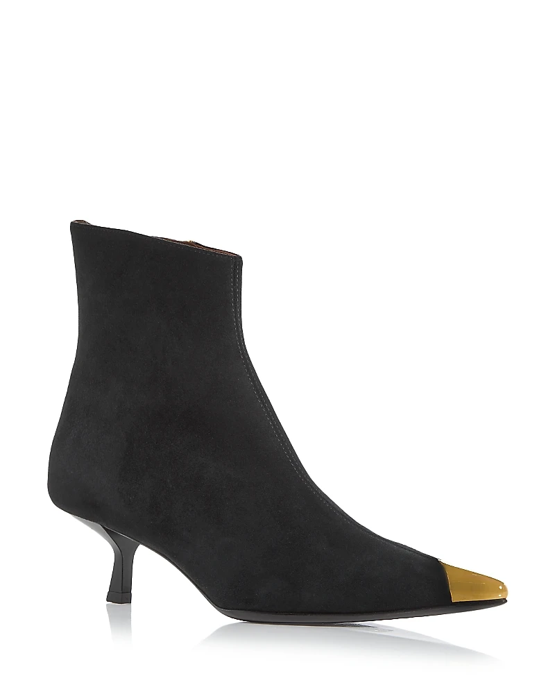 Giuseppe Zanotti Women's 50mm Suede Toe Cap Bootie