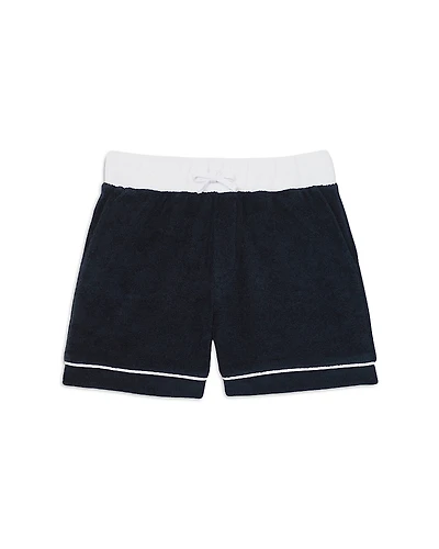 Reiss Boys' Selvio Velour Color Blocked Shorts - Little Kid
