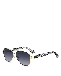 kate spade new york Dalia Pilot Sunglasses, 58mm