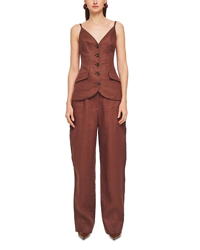 Oliver Linen Vest
