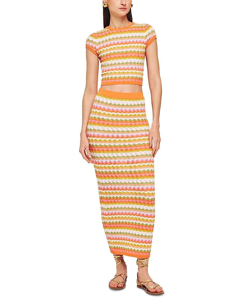Ronny Kobo Wilkins Knit Maxi Skirt