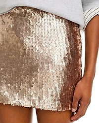 Naida Sequin Miniskirt