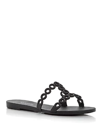 Women's Infinity Chain Jelly Sandals