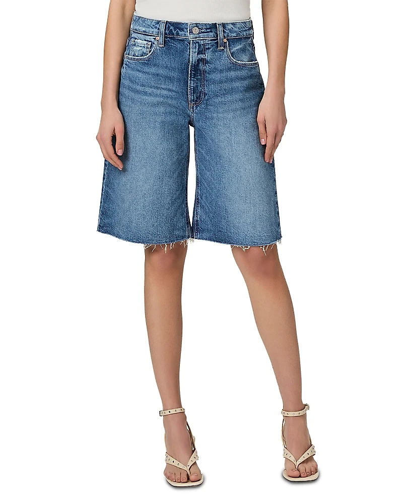 Paige Cadee High Rise Bermuda Jean Shorts