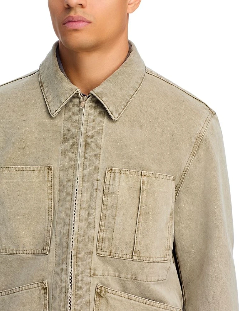 Garment Dyed Canvas Work Jacket