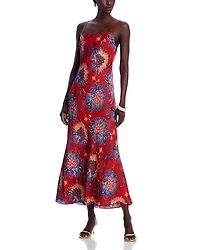 Farm Rio Luang Red Maxi Dress