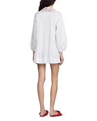 Lace Trim Mini Dress