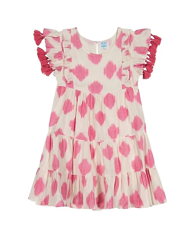 Mer St. Barth Girls' Ikat Sophie Tassel Dress - Little Kid, Big Kid