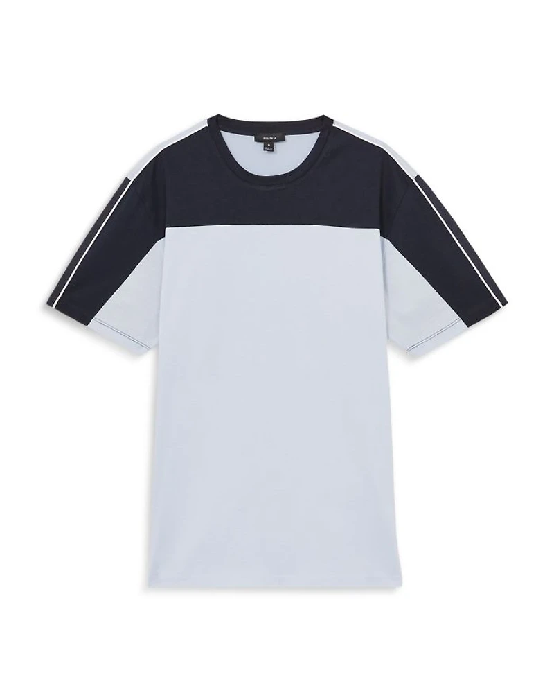 Mercerized Color Blocked Tee