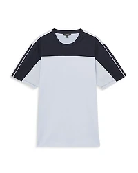 Mercerized Color Blocked Tee