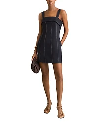 Effie Contrast Stitch Dress