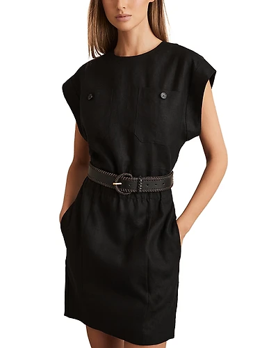 Reiss Karly Linen Dress