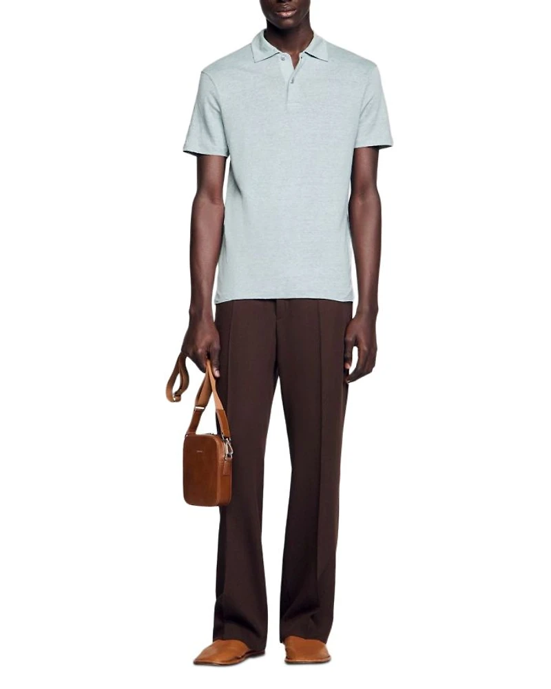 Beach Linen Polo Shirt