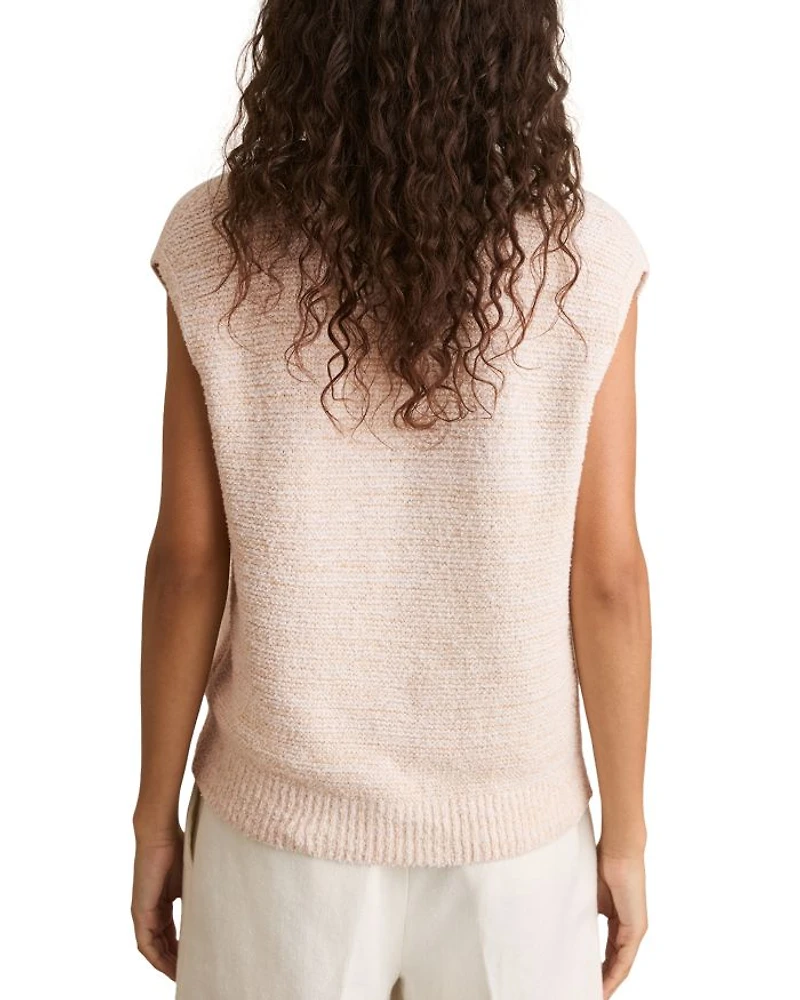 Lily Button Front Knit Vest
