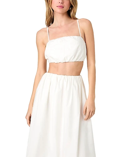 French Connection Nomi Cotton Crop Top