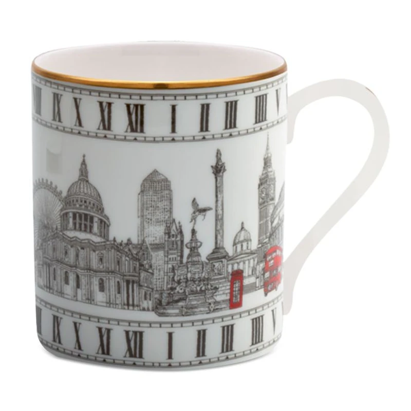 The London Icons & Windsor Castle Mugs, Set of 2