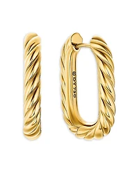 David Yurman Dy Madison Cable Hoop Earrings