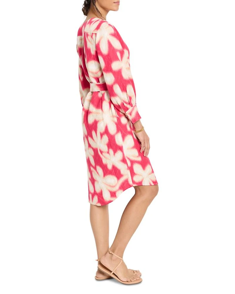 Glowing Flower Blouse Dress