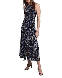 Midnight Muse Chiffon Dress