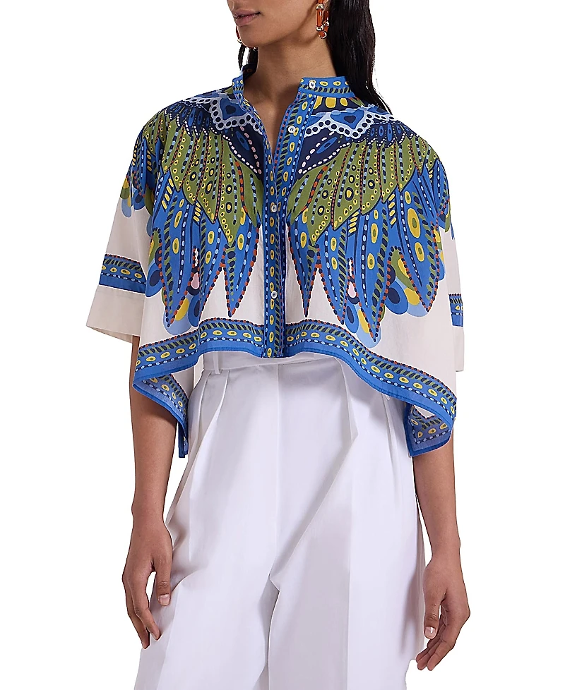 La DoubleJ Mini Foulard Shirt Chakra Placee