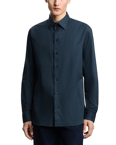 Emporio Armani Geometric Button Up Shirt