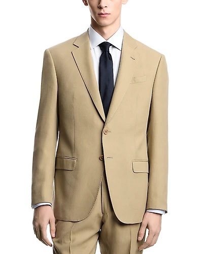 Emporio Armani Regular Fit Micro Ribbed Blazer