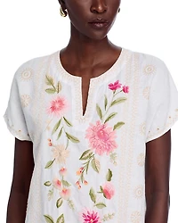 Relaxed Linen Flounce Dress