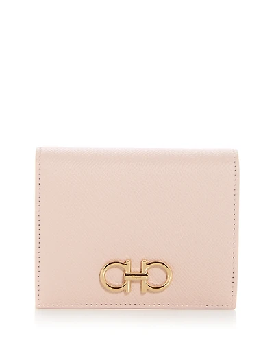 Ferragamo Gancini Leather Bifold Wallet