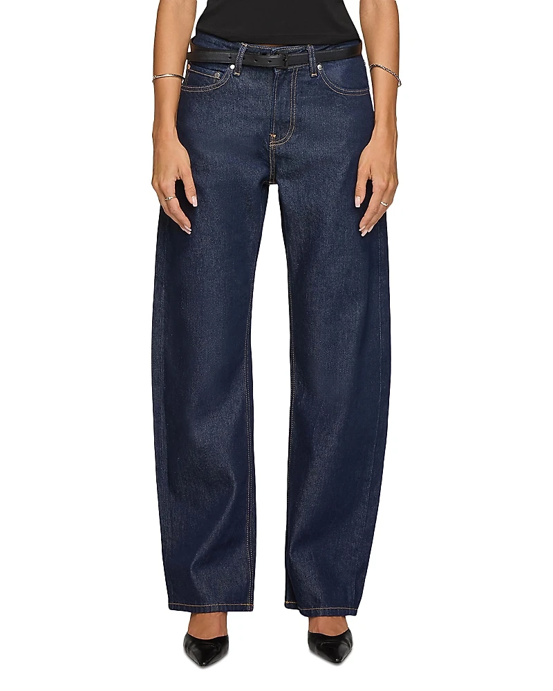Eb Denim Alida High Rise Bowed Leg Jeans