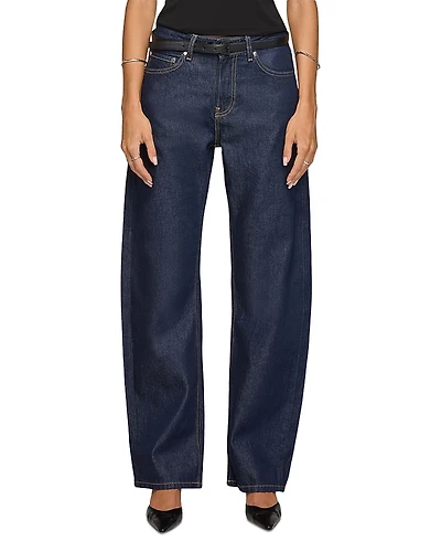 Eb Denim Alida High Rise Bowed Leg Jeans