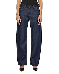 Eb Denim Alida High Rise Bowed Leg Jeans