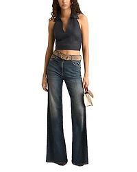 Cara Linen Halter Neck Top