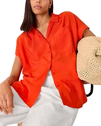 Whistles Nicola Button Front Shirt