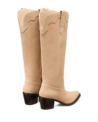 Women's Felix Almond Toe Block Heel Boots