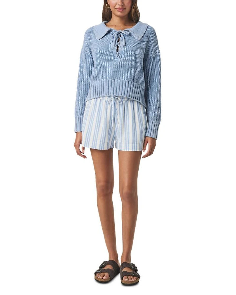 Roxie Lace Up Sweater