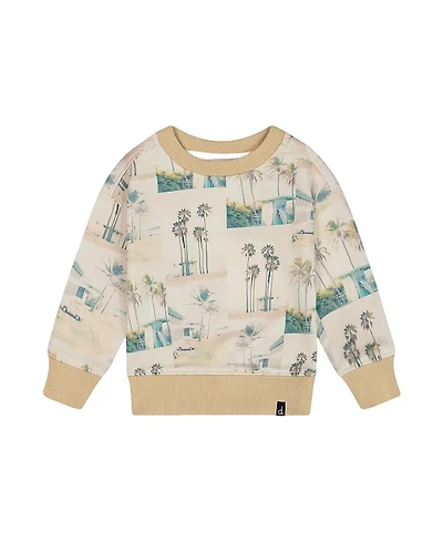 Deux par Deux Boys' Printed Pullover Sweatshirt