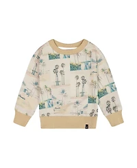 Deux par Deux Boys' Printed Pullover Sweatshirt