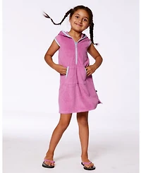 Hooded Terry Beach Dress - Big Kid