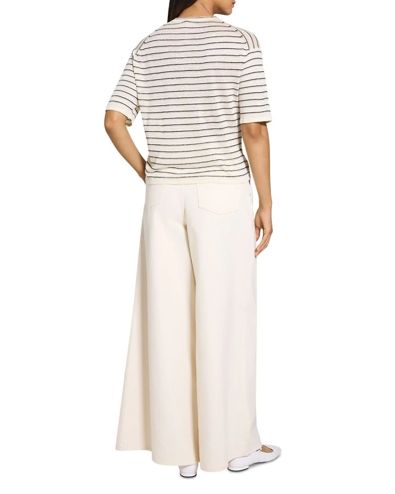 Boyfriend Tee Linen-Blend