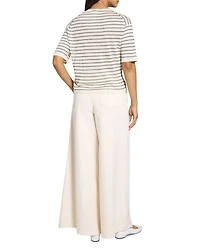 Boyfriend Tee Linen-Blend