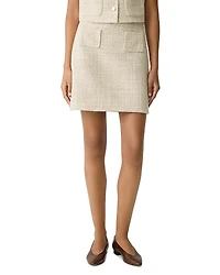 Theory A-Line Mini Skirt