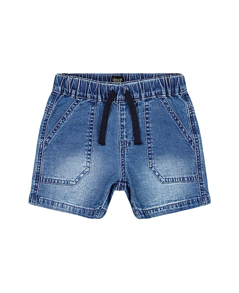 Deux par Deux Boys' Denim Short - Little Kid