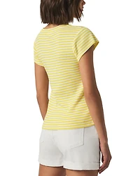 Faye Crewneck Stripe Tee