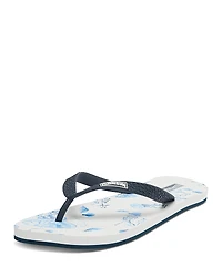 Vilebrequin Men's Medusa & Shells Flip Flops