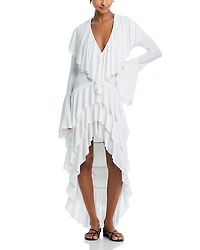 Norma Kamali Ruffled Dress