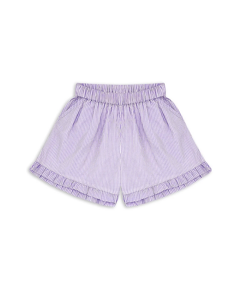 Minnow Girls' Striped Ruffled Shorts - Baby, Little Kid, Big Kid