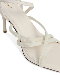 Women's Elise Barely There Square Toe Strappy High Heel Sandals
