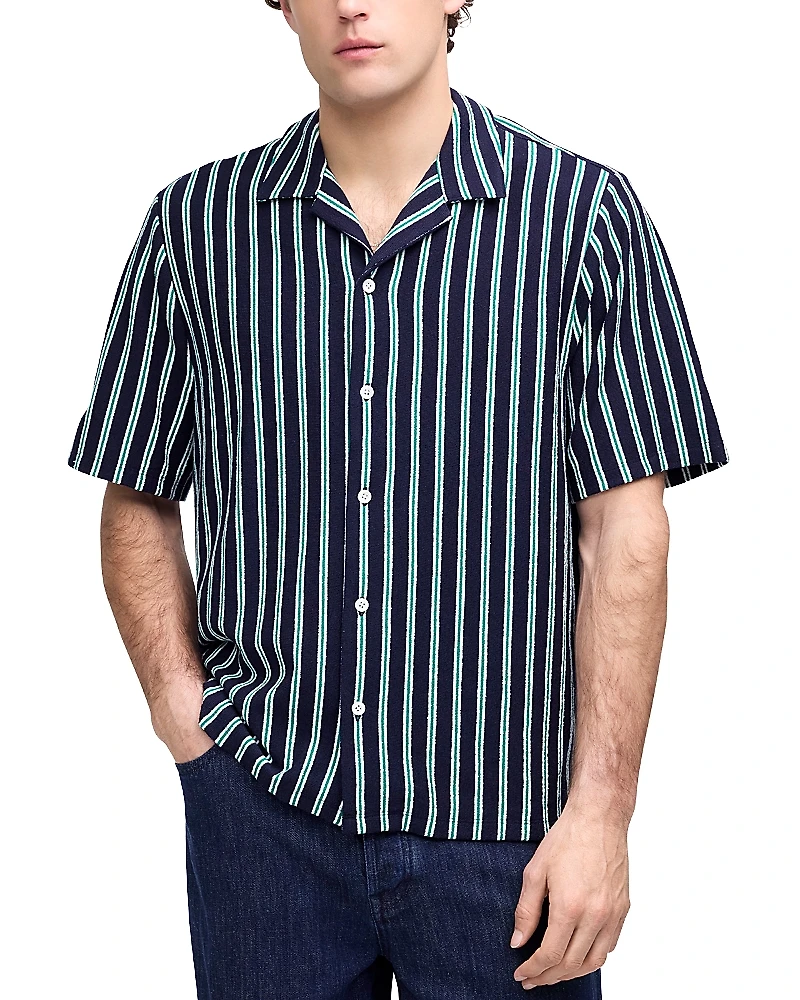 Madewell Lisbon Regular Fit Knit Camp Shirt