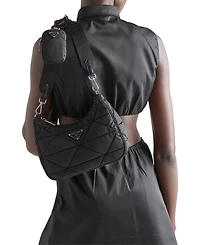 Padded Re-Nylon Shoulder Bag